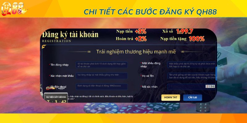 Muốn tham gia, bạn cần tạo tài khoản mới